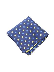 1pc Men's Polka Dot Pocket Square, Versatile Accessory Suitable For Business Meetings And Formal Occasions - Multicolor - View 11