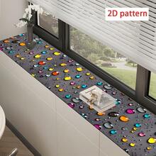 1pc Window Sill Drip Pad, Faucet Pad, Kitchen Sink Drip Pad, Sink|Countertop|Absorbent|Drip Pad, Dirt-Resistant And Easy To Clean, Trimmable, Quick-Drying, Suitable For Kitchen Sink, Vegetable Washing Sink Countertop, Cup Drip, Washbasin, Bar Countertop, Perfect For New Home Housewarming Gift, New Home Kitchen Essential, Moving Gift, Practical Home Gift, Christmas Gift - Multicolor - View 2