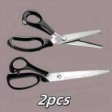 2pcs Professional Tailor Scissors Set, 9.25 Inch 9.2 Inch Tailor Scissors, Paper Cutting Scissors, Heavy Duty Scissors, For Cutting Fabric And Leather, Professional Heavy Duty Scissors, Stainless Steel Scissors - Multiple Styles - View 7