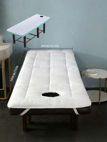 1pc Soft Thickened SPA Massage Bed Mat And Face Support Frame Set, Comfortable With Hole Face Cover - Multicolor - View 3