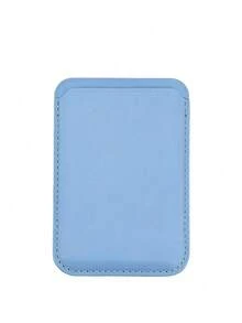 1pc Magnetic Wallet Phone Case, Magnetic Card Holder Phone Case, Leather Wallet Back Cover, Ultra-Thin Card Sleeve, Magnetic Access Card Holder, Can Be Used As Gift, Card Holder, Wallet, Business Card Holder, Credit Card Holder, Unisex - Multiple Styles - View 17