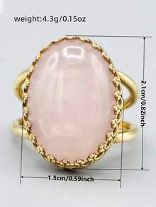1pc Exquisite Ring For Women, Wedding Engagement Party Jewelry, Valentine's Day Gift - 1# - View 4