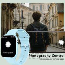 Smart Watch With Call Reminder, Message Control, Multiple Sports Modes, Music Control, Camera Control And More Functions, Suitable For Valentine's Day, Christmas, New Year, Birthday Gifts, Suitable For Family, Friends, Lovers - Multicolor - View 11