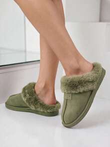 Men Slippers - Olive Green - View 3