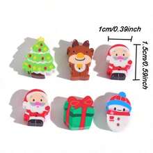 50pcs Creative Christmas Erasers - Random Styles - Student Stationery Prizes - Christmas Stationery Small Gifts - Multicolor - View 2