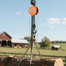 Hand Chain Hoist, 3 Ton Capacity, Manual Chain Block With Upgrade G80 Galvanized Chain, 6 M Lifting Height, Heavy Duty Pulley Hoist For Garage Warehouse Automotive Machinery, Orange - 6600 Lbs 20 Ft - View 9