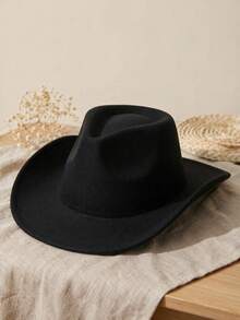 Unisex Vintage Denim Western Hat, Outdoor Sun Protection Beach Hat - A - View 6