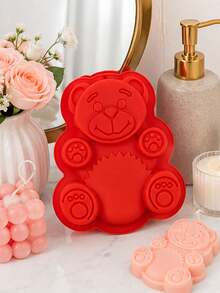 Cute Bear Silicone Candle Mold, Suitable For DIY Aromatherapy Candles, Soap And Resin Crafts, 3D Handmade Mold, Home Decor And Creative Projects - Multiple Styles - View 8