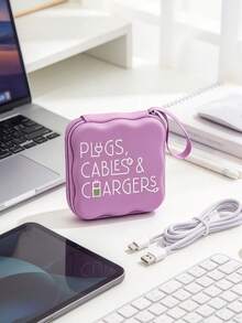 Portable Square Storage Bag, Suitable For Ccd Camera Chargers, Headphones, Data Cables, Etc,Storage Bag,Digital Storage Bag, - Multicolor - View 4