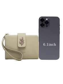 RFID Anti-Theft New Style Women's Short Wallet High-Quality PU Leather Folding Snap Handbag Multi-Card Slot Student Zipper Coin Purse Multi-Card Slot Fashion Street Style College Style Coin Purse Multiple Color Options ID Card Bank Card Storage Handbag Convenient Wear-Resistant Practical Anti-Magnetic Short Wallet - Multicolor - View 4