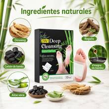 Parches para Pies 2 en 1, 12 Piezas, Foot Patch de Uso Nocturno con Ingredientes Botánicos, Almohadillas Adhesivas para Cuidado de Pies, Rutina de Relajación en Casa, Fácil de Usar, Regalo de Autocuidado - Ver 3