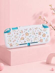 Xingji, 1pc Cute Hand-Drawn Style Soft White Rabbit & Brown Bear Pattern Game Console Protective Case, Suitable For Switch2 (2025)/Switch OLED/Switch Console, Made Of Soft TPU Material Soft Shell/Soft Shell, Universal Storage Bag, No Need To Disassemble, Anti-Drop Anti-Dust, Ideal Gift Compatible With Switch Gamers - View 15