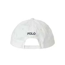 Polo Ralph Lauren Unisex Baseball Cap With Embroidered Pony Logo - White 320552489001-oS - View 6