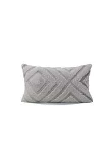 1pc Grey Faux Rabbit Fur Pillow Case, Embossed Geometric Rhombus Stripe Soft Skin-Friendly Cushion Cover, Solid Color Minimalist Decorative Pillowcase, Suitable For Sofa, Bedroom, Living Room, Minimalist Retro Home Decor, Warm And Cozy Pillow Cover, Pillow Insert Not Included - Multicolor - View 11
