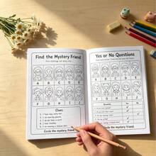 Children's Detective Activity Book, Suitable For Kids 3+, Fun Observation And Logic Puzzle Workbook, Brain-Boosting Games, Develop Visual Discrimination, Concentration And Reasoning Skills, Kindergarten Early Education Reading, Perfect Birthday And Holiday Gift For Boys And Girls - Multicolor - View 7