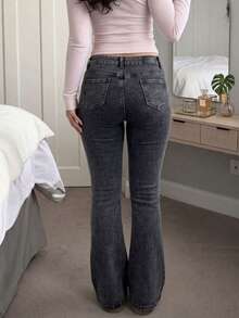 Women Jeans - Grey - View 4