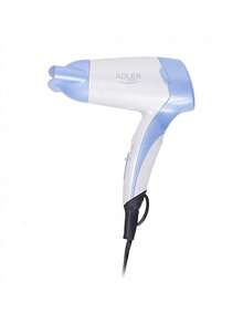 Adler Hair Dryer, Blow Dryer, Compact Hair Dryer - 1200W, 2 Speed/Heat Settings, Foldable Handle, Concentrator Nozzle, Hanging Loop - EU E Type Plug(220-240V) - View 8
