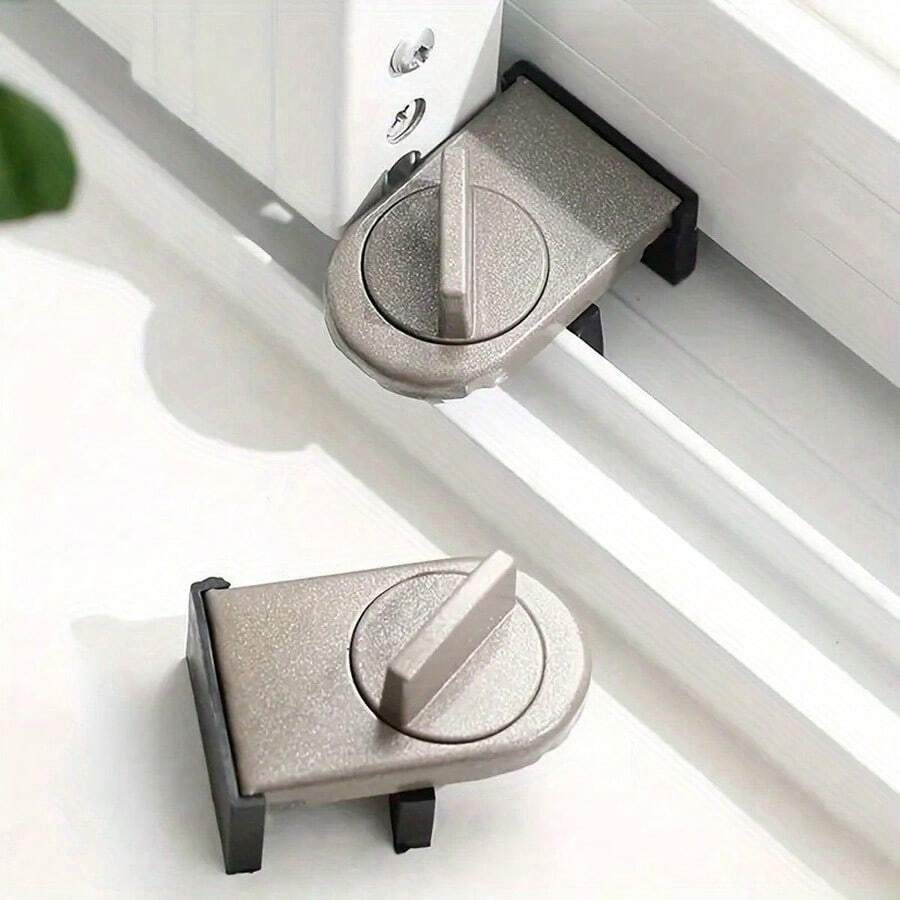 Window Limiter, Alloy Safety Lock, Suitable For Sliding Doors And Windows - Enhanced Anti-Theft Function, Equipped With Anti-Pinch And Anti-Fall Design To Improve Home Security. - Multiple Styles - View 1