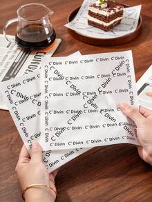 200pcs Paper, Baking Paper, Sandwich Wrapping Paper, 50/100pcs Greaseproof Liners, BBQ, Picnic, Tray Liners - View 2