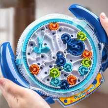 1pc 3D Maze Rotating Gear And Gravity Balance Control, Time-Killing Challenge Game, Maze Ball Party Challenge, Gift - Multicolor - View 6