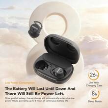 سماعات أذن لاسلكية MINISO MS217 مخصصة للنوم، خفيفة الوزن وغير مرئية، عازلة للضوضاء وحجب الشخير، تدعم التطبيق، ضوضاء بيضاء، مناسبة للنوم الجانبي والقيلولة، سماعات بلوتوث - مشاهدة 6
