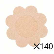 2/20/70/140pcs Disposable Nipple Covers, Seamless Breathable Self-Adhesive Invisible Breast Petals, Suitable For Women's Low-Cut Evening Dresses, Bra Accessories, Prevent Exposure, All-Season Essential - Beige - View 14