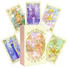 Rainbow Wizard Tower Tarot Pastel Wizards Tarot 78 Cards 10.3x6cm Card Game Future Destiny Fortune Telling - Multicolor - View 1