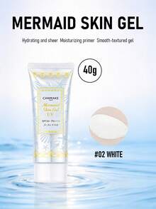 Canmake Mermaid Skin Gel 防曬凝膠 #02 白色 40g/1.4 Oz | 含頂級保濕成分 | 這款保濕防曬妝前乳也可作為防曬霜使用 - 02 White - 40g - 查看 1