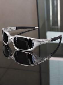 Men's Outdoor Decorative Glasses, Professional Sports Style, Wrap-Around Face-Fitting Frame, 3D Frame Structure, Outdoor Adventure, Cycling, Fishing, Hiking Travel - Multicolor - View 5