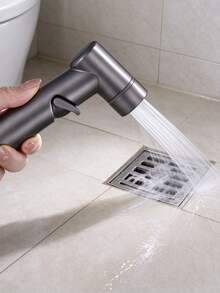 Stainless Steel Toilet Handheld Bidet Sprayer Kit, 2M Flexible Stretch Spring Hose, Adjustable Water Pressure, Multi-Purpose Bathroom Cleaning Spray Gun - A - View 10