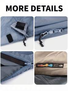 1pc Comfortable, Lightweight And Portable Zipper Sleeping Bag, Foldable And Easy To Carry, Essential Camping Gear For Backpackers And Hiking Enthusiasts, Perfect For Summer Outdoor Activities - A - View 4