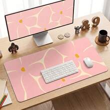 Pink Floral Mouse Pad Non Slip Rubber Base Office Home Gaming Gift For Him Her Study Desk Accessories Office Supplies Mousepad Computer Keyboard Pad Laptop Mat - View 6