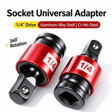 DAIEN Molybdenum Steel Electric Wrench Universal Joint Adapter, Red ...