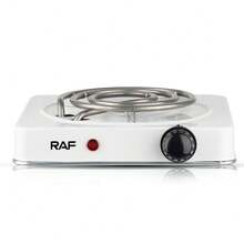 1000W Electric Hot Plate, RAF Single Burner Portable Electric Stove, Adjustable Temperature Control, Compact Countertop Cooking Plate For Apartment Dorm Office, Compatible With All Cookware - White - View 9