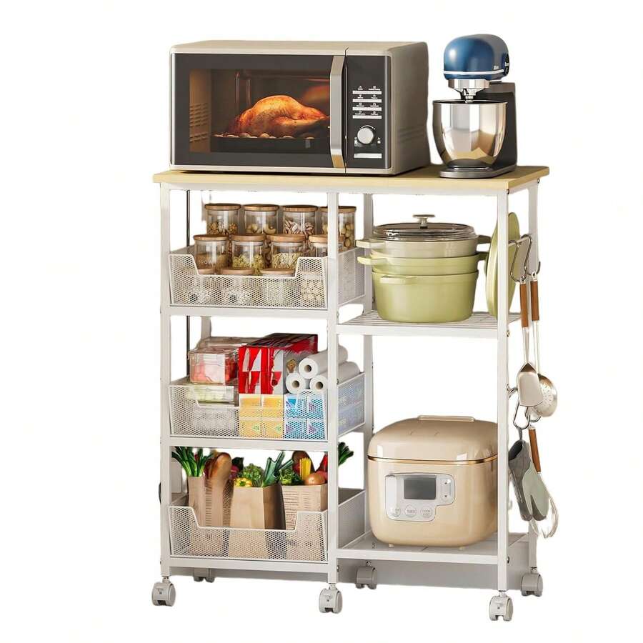 Storage Islands & Carts - White - View 1