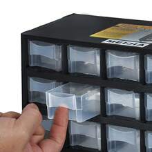 1pc Multi-Drawer Plastic Storage Cabinet With Transparent Drawers, Small Parts Organizer Box, Wall-Mountable, Suitable For Hardware Screws, Craft Beads, Jewelry Storage, Ideal For Studio, Home And Office - 2047# - View 4
