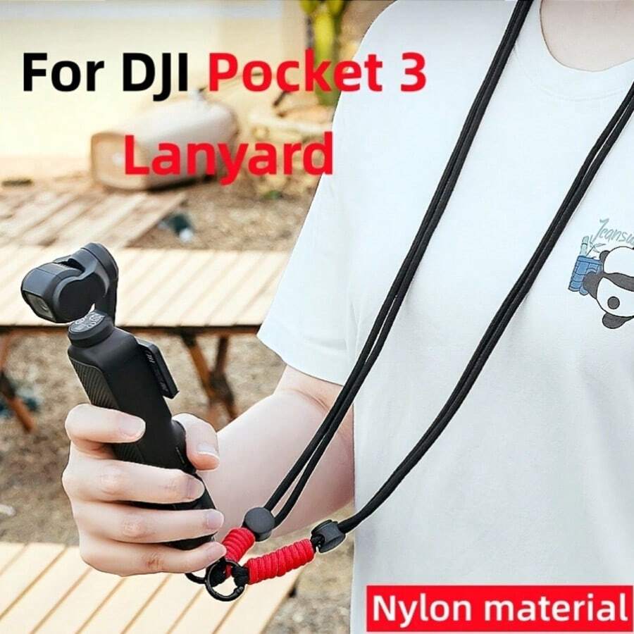 Portable Lanyard Strap Accessory For Osmo Pocket 4/3 Pocket Camera, Neck/Crossbody/Shoulder Strap, Cute Creative Adjustable With 1/4" Screw Universal Interface - View 1