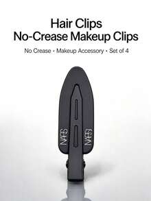 Nars Seamless Hair Clips, Beauty Accessories, Bangs Side Clips, Straight Clips For Flyaway Hair Management - Black - View 2