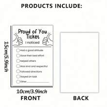 20pcs Minimalist Modern Recognition Cards, You Are Great And Outstanding, Suitable For Employee Recognition, Office Supplies, Colleagues, Students, Teachers Appreciation, Paper Cards - Sets - View 5