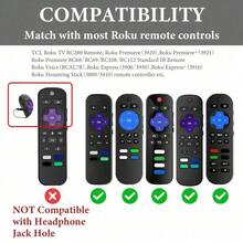 Remote Control Silicone Protective Case, Protects Remote Control From Damage Caused By Drops, Glow-In-The-Dark Remote Control Silicone Cover - RK-bB - View 3