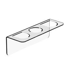 1pc Multifunctional Bathroom Comb Holder Shelf Wall-Mounted Storage Box, No Drilling Required - / - View 10