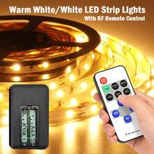 Acosh Neon 30LEDs/M SMD 2835 LED Flex Strip Kit, 5V USB Plug In RF Remote LED Ribbon Light, Home Bedroom Kitchen DIY Decor Lamp - white light - View 5