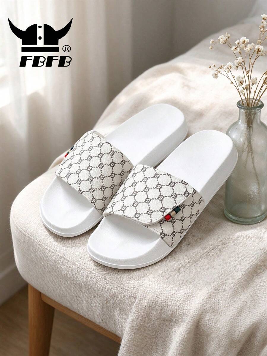 Men's Soft Sole Non-Slip Slippers, Indoor/Outdoor Universal EVA One-Piece Molded Sandals, Beach Garden Slippers, Plus Size
