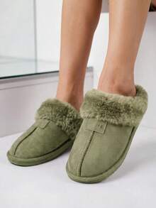 Men Slippers - Olive Green - View 1