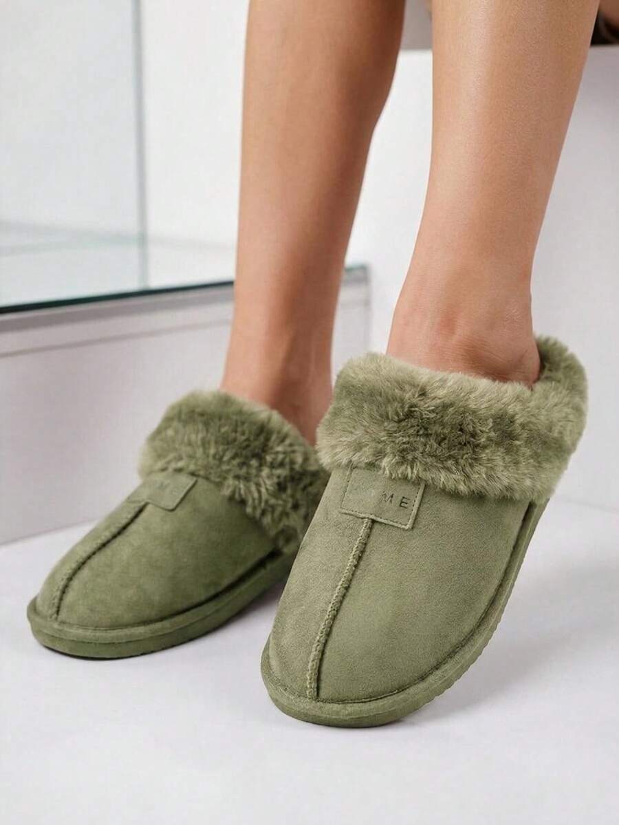 Men Slippers - Olive Green - View 1