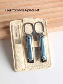 Exquisite Nail Clipper Set, Novel Complete Set Of Large, Medium And Small Nail Clippers Suitable For Home And Travel Use, Available In Red, Green, Beige And Purple - Multicolor - View 15