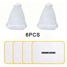 1/2/3PCS Universal Steam Iron Metal Protective Cover, Easy Installation Iron Clothing Guard, Anti-Snag Protective Sleeve For Various Fabrics - White - View 9