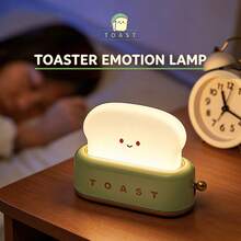 Bread-Shaped Emotional Night Light For Bedroom Sleep Companion Bedside ...
