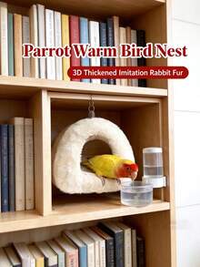 The Ultimate Winter Nest For Birds: Warm, Thickened, Small Parrot Nest Accessories-Cozy Sleeping Bed For Winter Comfort - A - View 6
