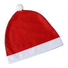 Santa Claus Hat Car Headrest Cover, Universal Christmas Car Interior Decoration, Soft Plush Santa Claus Hat Headrest Protector, Holiday Car Interior Decor Accessory - Multicolor - View 9
